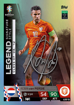 EURO - Mistrovství Evropy | Robin van Persie Netherlands Topps Match Attax  EURO 2024 Legend Signature Style #LSS12 | Fotbalové karty a hokejové  kartičky | Svět kartiček